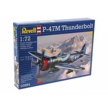 KIT PARA MONTAR REVELL AVIÃO P-47M THUNDERBOLT 1/72 67 PEÇAS REV 03984